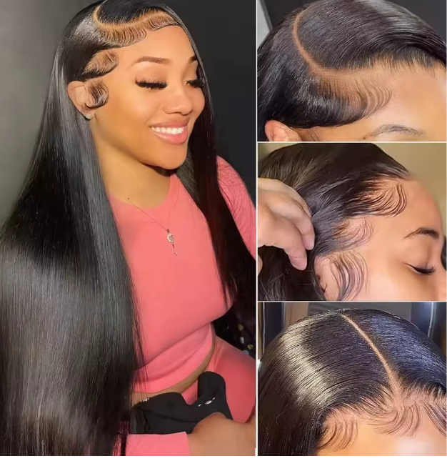 Perruque Lace Front HD en Cheveux Naturels