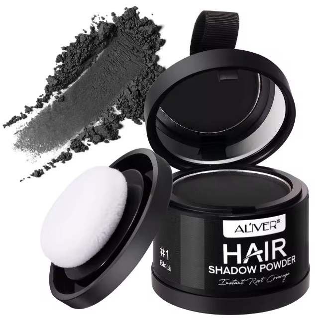 Poudre Correctrice pour Cheveux - Effet Naturel & Longue Tenue