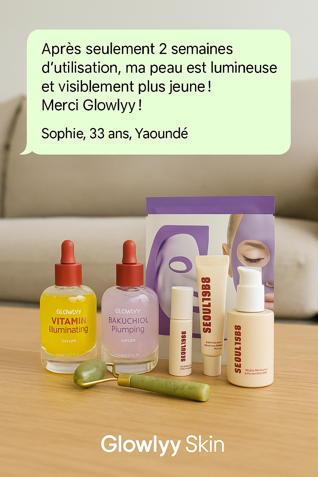 Glowlyy Skin Starter Pack : Routine Coréenne Complète pour une Peau Éclatante